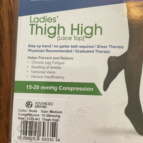 New in packaging Advanced Ortho nude colored Ladies thigh highs - Picture 2 of 5